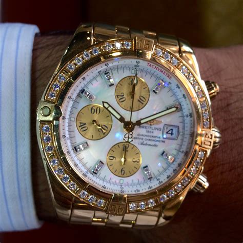 diamond breitling watches